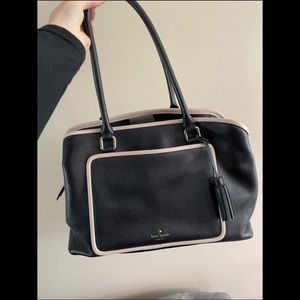 Kate Spade ♠️ | LIKE NEW | Large Tote Style | Multiple Pockets | Black&Baby Pink